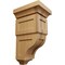 Ekena Millwork 6"W x 6 3/4"D x 12"H Large Reyes Wood Corbel, Cherry CORW06X06X12RYCH - alternate 1